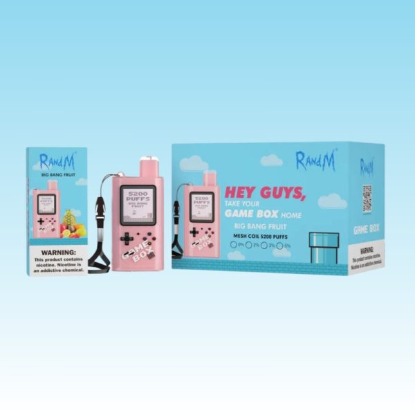 Randm Game Box 5200 Puffs | Vape Finland Randm Game Box 5200 Puffs | Vape Finland
