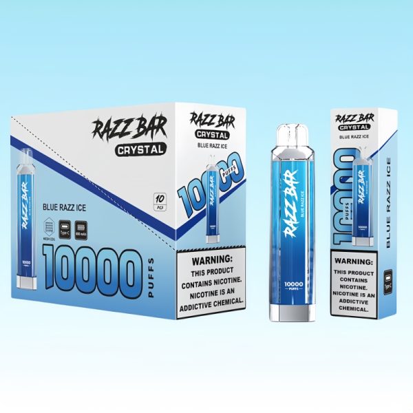 Razz Bar Crystal 10000 Puhallusta | Vape Finland Razz Bar Crystal 10000 Puhallusta | Vape Finland