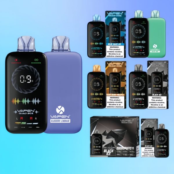 Vapen Quad Box 20K henkäystä | Vape Finland
