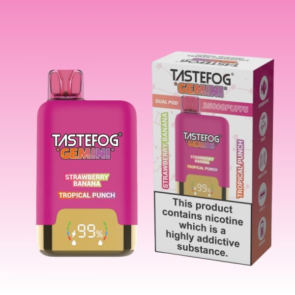 Tastefog Gemini 25000 Puhallusta | Vape Finland