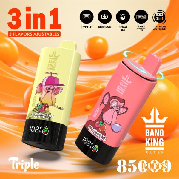 Bang King 85000 Puffs | Sähkötupakka Suomi