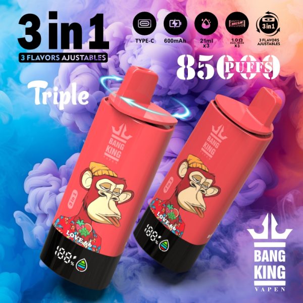 Bang King 85000 Puffs | Sähkötupakka Suomi