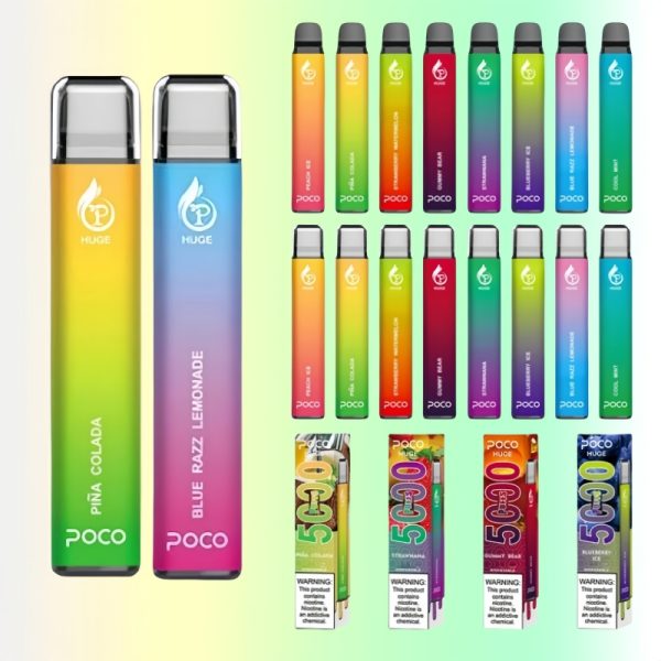POCO Huge 5000 Puhallusta | Vape Finland