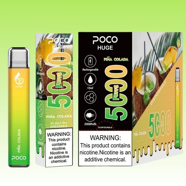 POCO Huge 5000 Puhallusta | Vape Finland