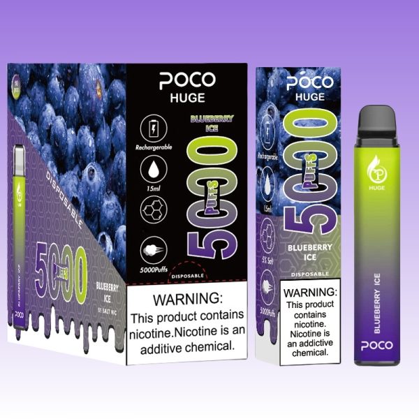 POCO Huge 5000 Puhallusta | Vape Finland