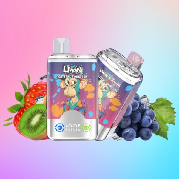 Uwin X RandM Twins Crystal 40k Puffs | Vape Finland