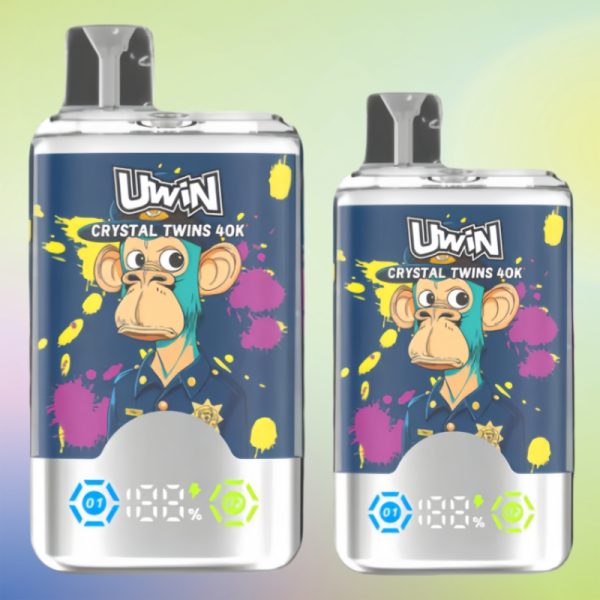 Uwin X RandM Twins Crystal 40k Puffs | Vape Finland