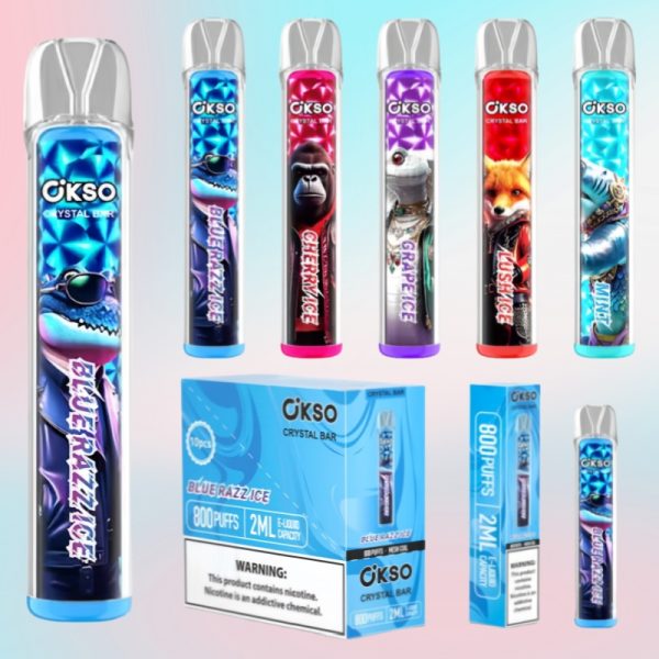 OKSO Crystal Bar 800 Puffs | Vape Finland