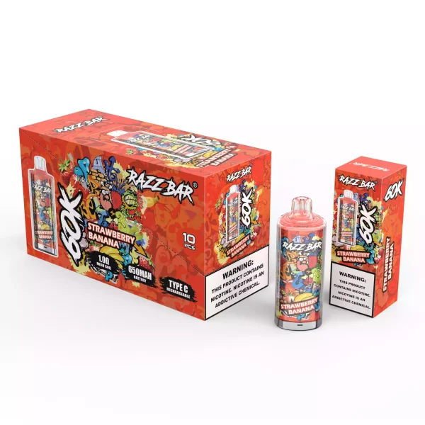 Razz Bar 60000 Crystal | Vape Finland