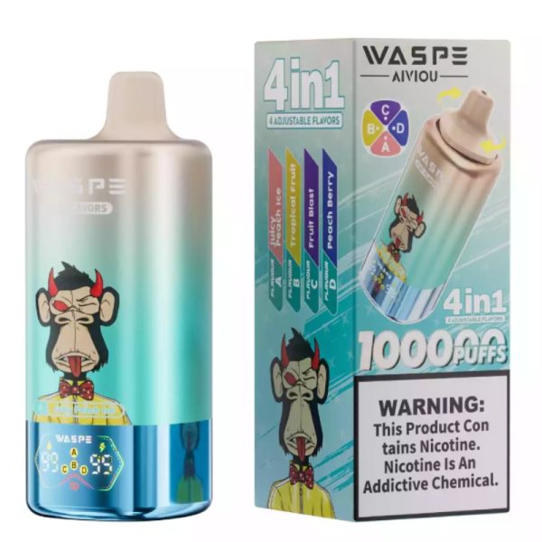 Waspe 4 in 1 100k Puffs | Vape Finland Waspe 4 in 1 100k Puffs | Vape Finland