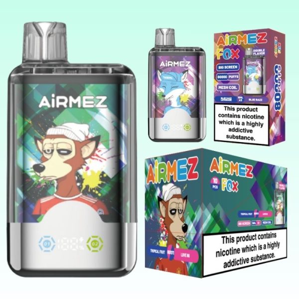 Airmez Fox 2 IN 1 80000 Puffia | Vape Finland