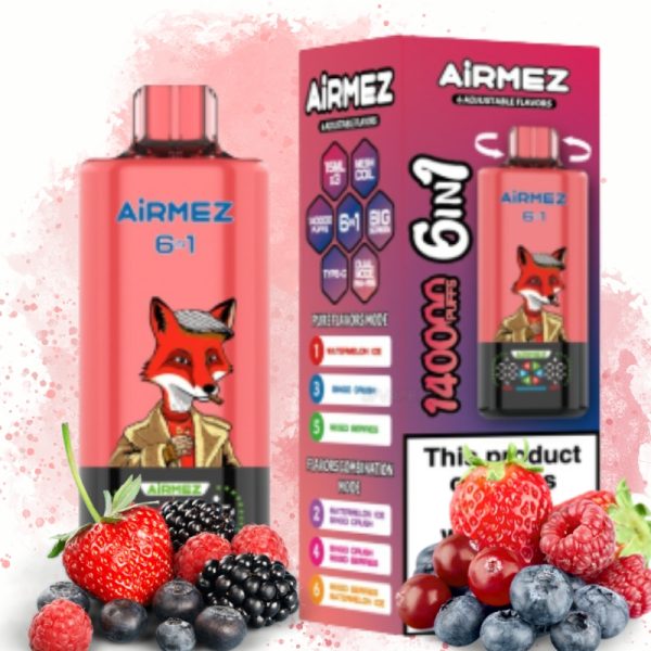 Airmez Fox 6 IN 1 140k Puffs | Vape Finland